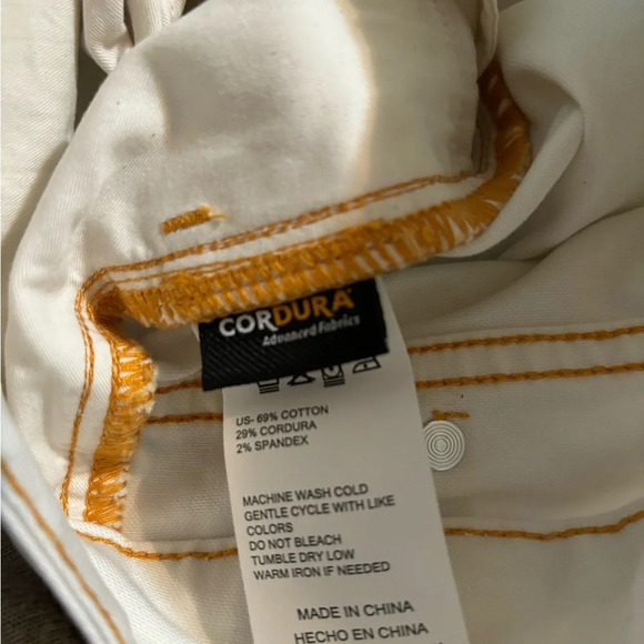 ATWYLD Moto Union Chino Jeans in White Size 34 - Picture 8 of 11